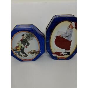 Snickers Collector Christmas Tins '97&98